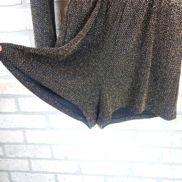 DESIGN LAB Long Sleeve Metallic Romper Size XS - Picture 3 of 7